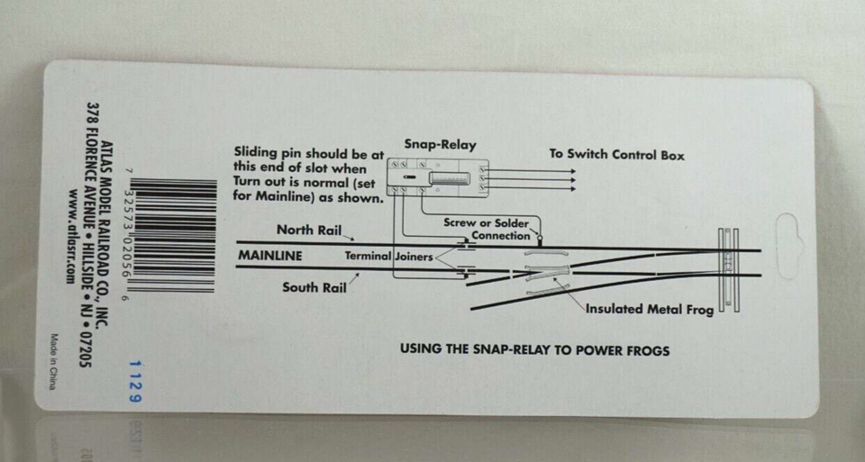 NOS Atlas N Code 55 Track 2.5 WYE TURNOUT N Scale Layout Accessory ...