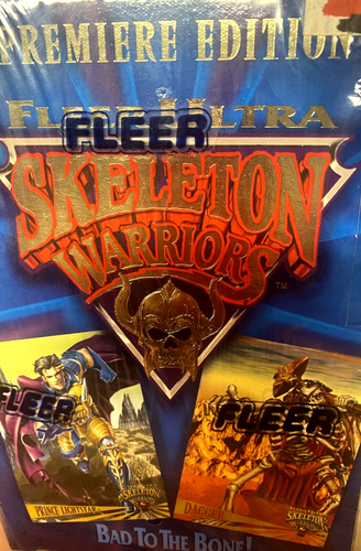 ‘95 Fleer Ultra Premiere Edition Skeleton Warriors Trading Cards Bad To The Bone - Picture 5 of 11