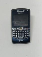 Vtg BlackBerry 8800 - Blue AT T Smartphone No Charger - Untested - For Parts