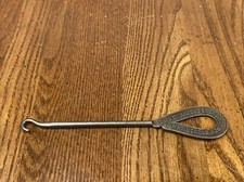 Shoe Lace Puller Button Hook Advertising WM V D VAIL GEORGE ST NEW BRUNSWICK NJ