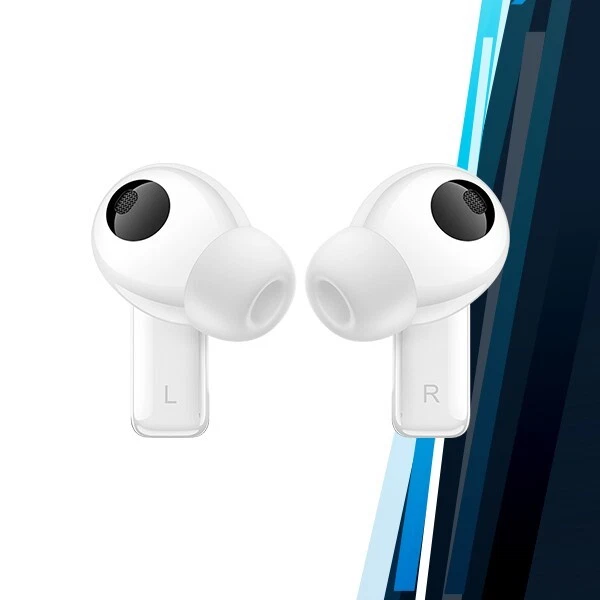 Huawei FreeBuds Pro 4 Wireless Earphone Earbuds (White/Bluetooth/ANC/Bone Sensor - Image 3 of 4