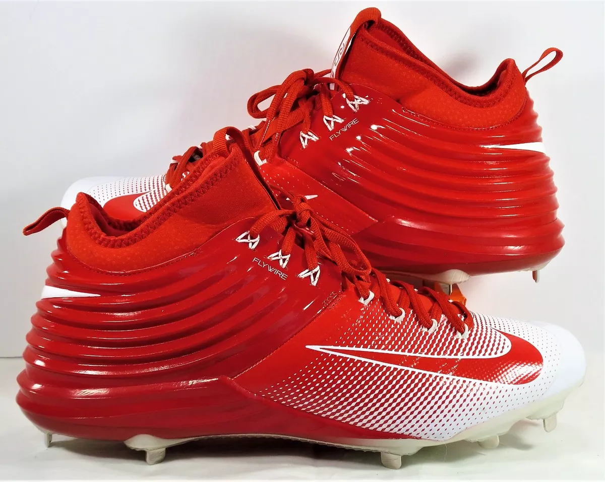 Nike Lunar FlyWire Mike Trout 2 Vapor Red Baseball Cleats Sz 14