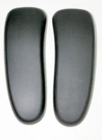 Oem Genuine Herman Miller Aeron Office Chair Arm Pads Caps (1 Pair) Black Vinyl