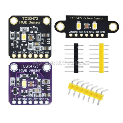 NEW TCS34725 RGB Color Recognition Sensor Module Bright Light Sensor TCS3472XFN