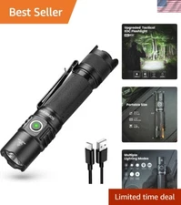 Super Bright Pocket LED Flashlight - SP35T, 3800 Lumens for Hiking & Home Safety
