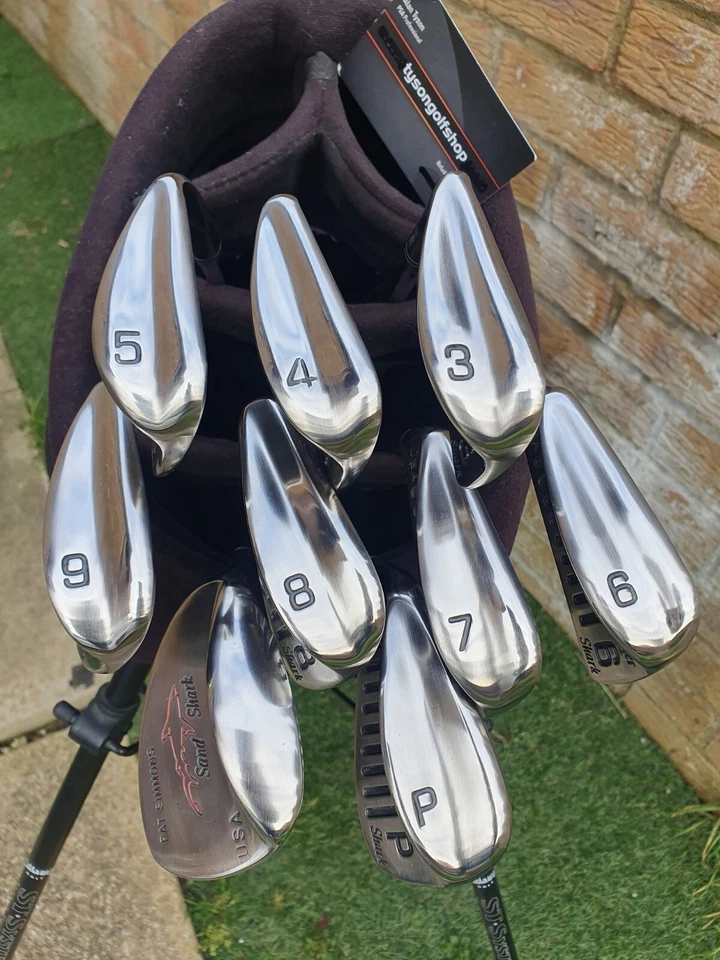 GENTS LEFT HAND TIGER SHARK IRONS REFURBISHED 1/2 INCH SHORTER  - Image 2 of 4