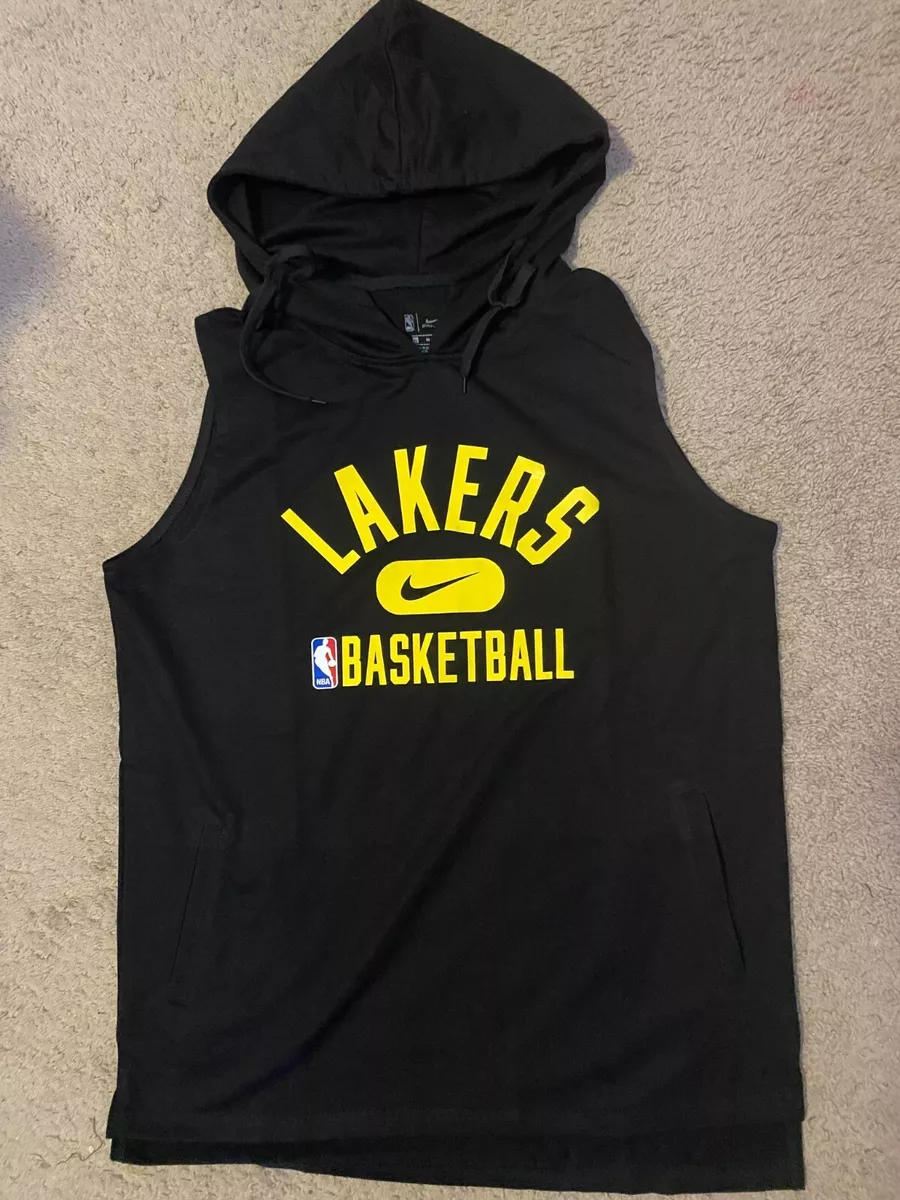NEW NBA Los Angeles Lakers Nike Sleeveless Hoodie 2021 Season eBay