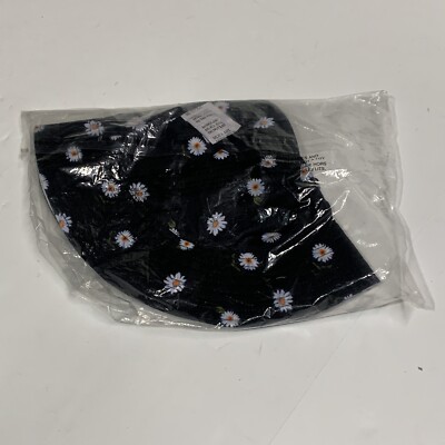 ?? Alice + Olivia Black Daisy Print Bucket Hat ?? ?? Alice + Olivia Black Daisy Print Bucket Hat ?? main image 3