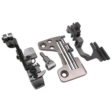 presser foot & throat plate & feeder & needle clamp SET FOR JUKI MO-2414 MO-2514