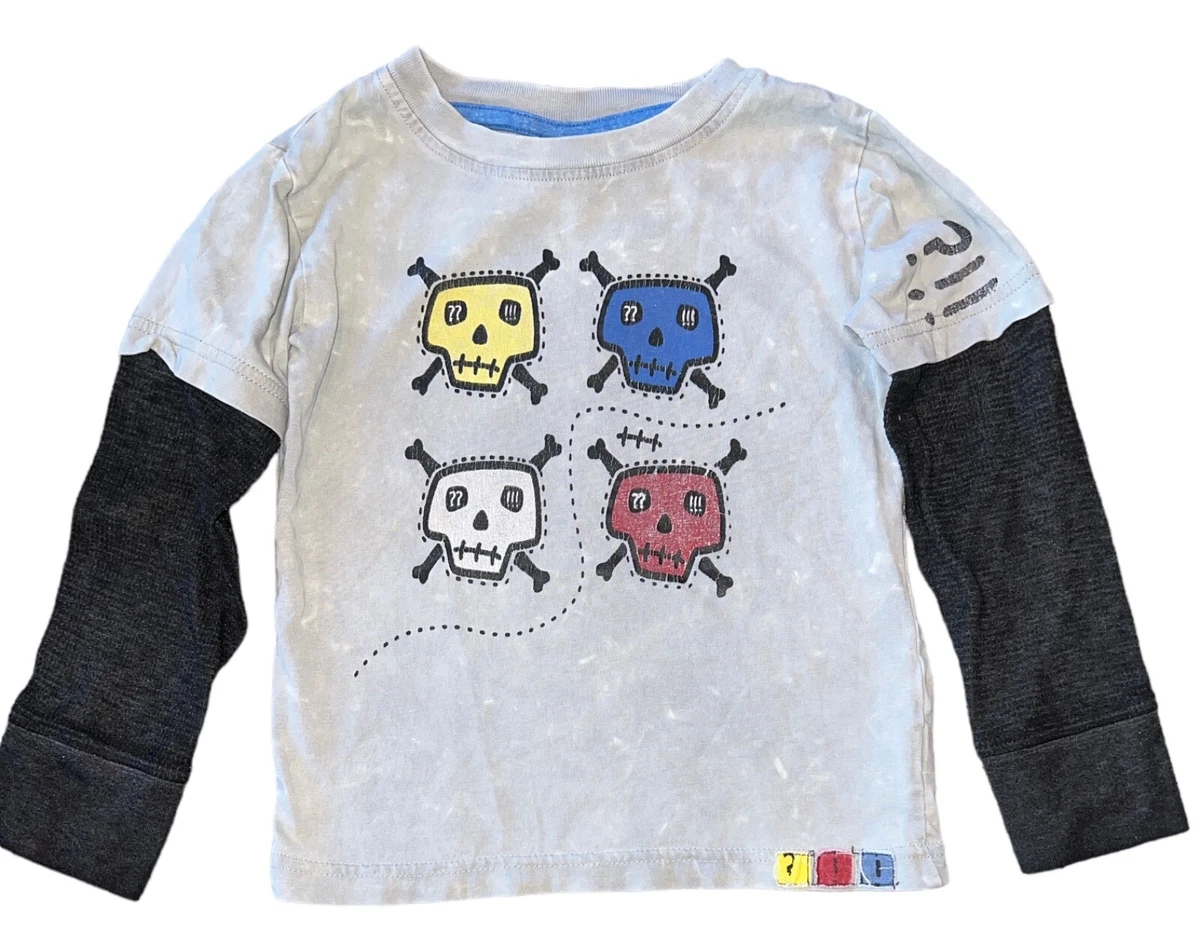 toddler black thermal shirt