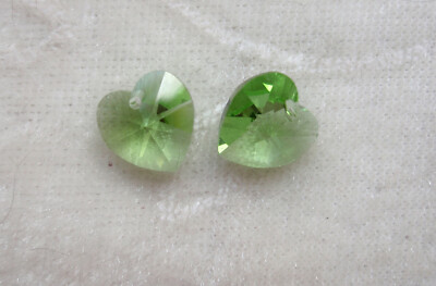 2 Swarovski  Anhänger Herz HEART PENDANT 10,3mm Art. 6202 6228 FARBWAHL 