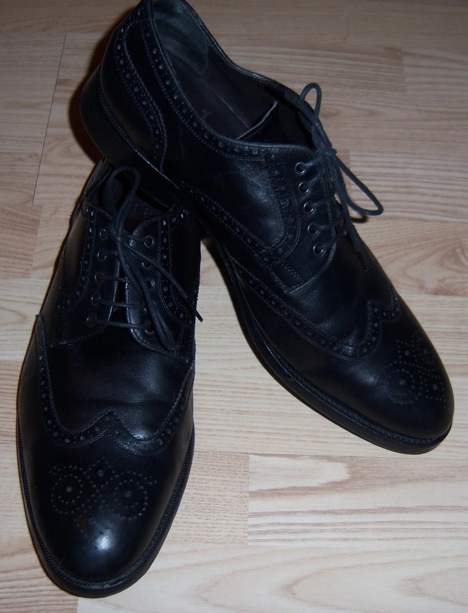Great MASSIMO DUTTI Mens Brogue Black Shoes Size 44 EU eBay