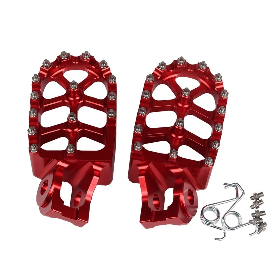 RED Foot Pegs Footrest For GasGas MC125 MC25OF EC300 EC350F EX450F 2021-2023 - Изображение 2 из 4