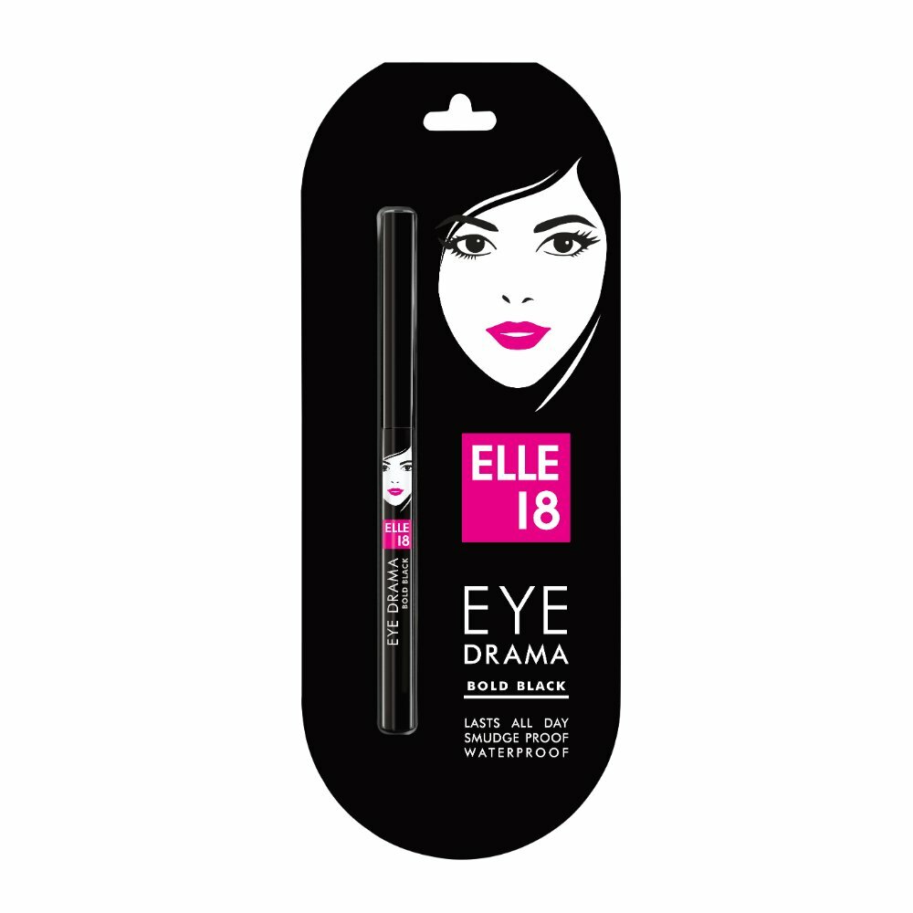 ELLE 18 EYE DRAMA BOLD BLACK アイライナー 2pcs 3x Elle 18 Eye Drama Kajal, Bold Black, 0.35g (Pack of 3) | eBay