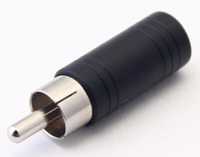 Audio-Adapter 3,5 mm Mono-Klinken-Buchse auf 1x Cinch-Stecker Chinch Klinke 