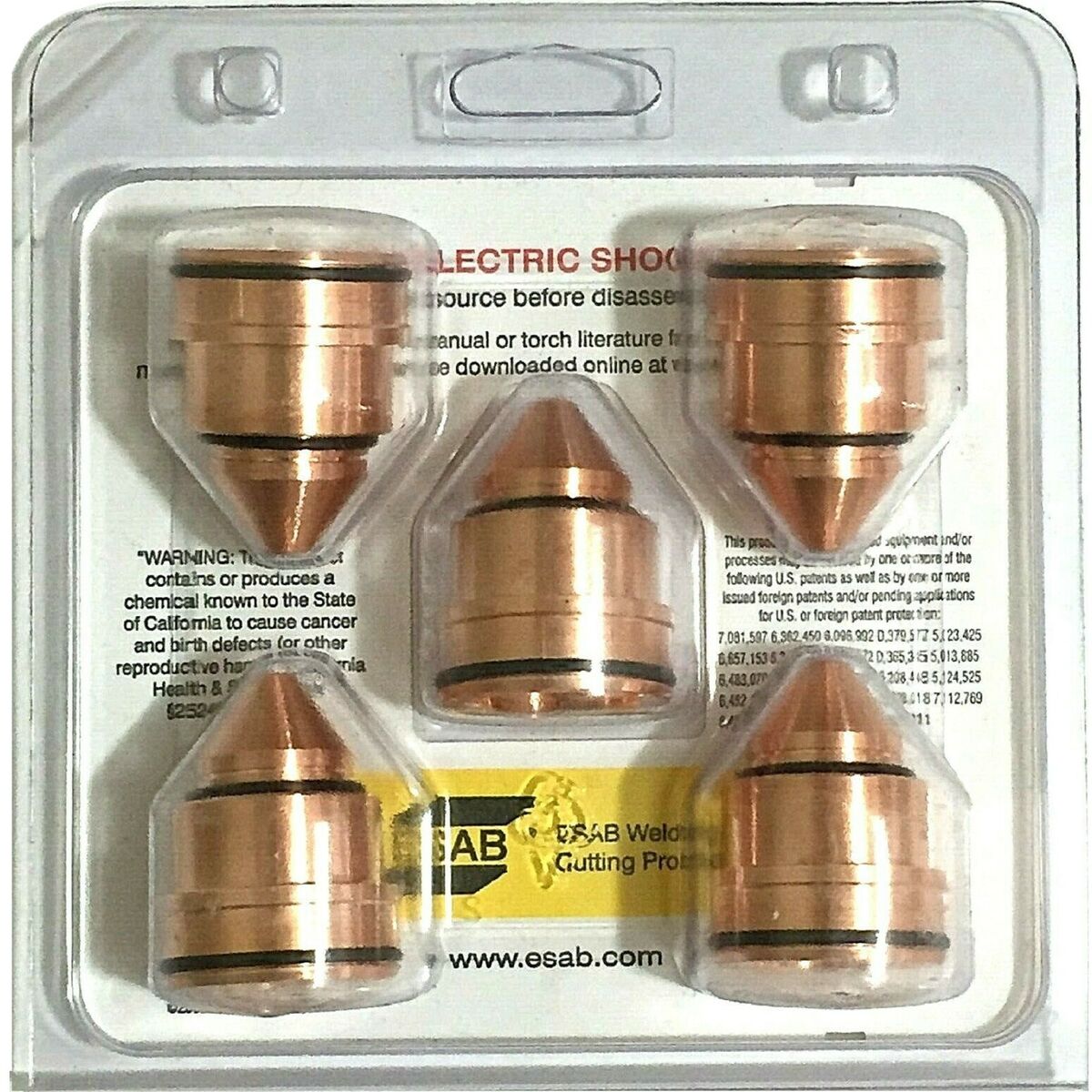 5 NOZZLE, For PT-36 TORCH, PLASMARC ESAB Welding & Cutting 5 NOZZLE, For PT-36 TORCH, PLASMARC ESAB Welding & Cutting
