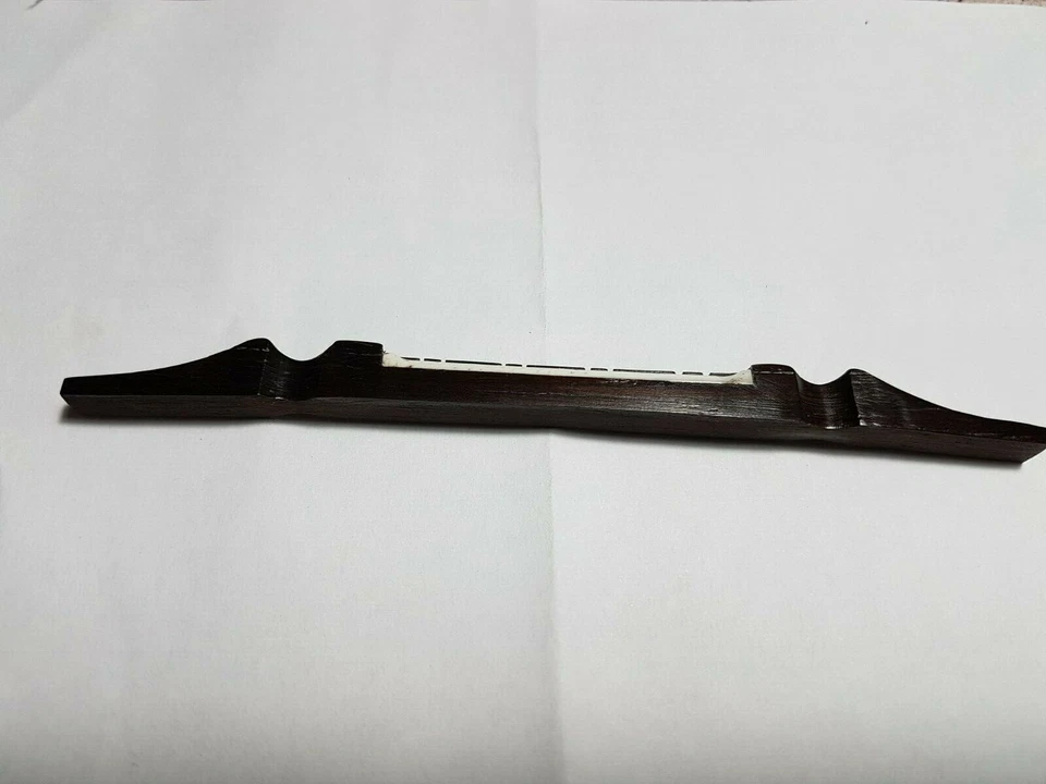 Mandolin bridge  of rosewood - Image 2 of 3