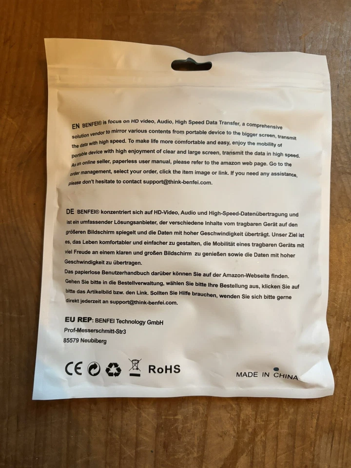 Benfei VGA To VGA Male To Male b_us_222black-3f 3 Feet 0.9 M - Image 2 of 2