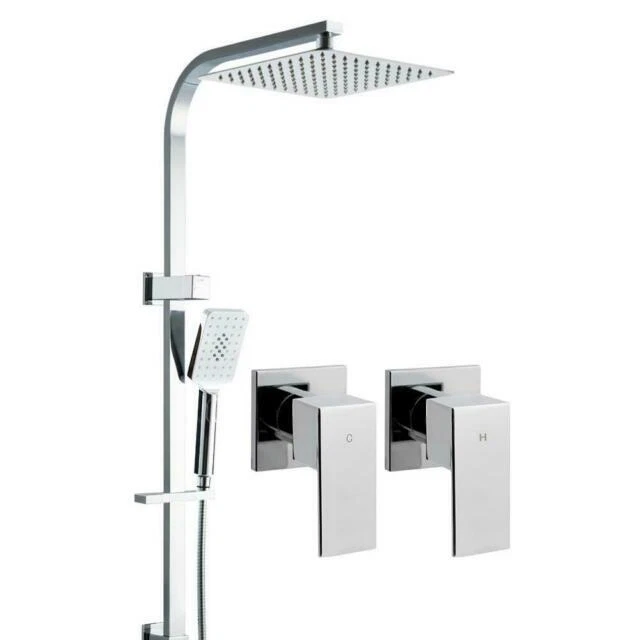 Cefito Wels 10'' Rain Shower Head Taps Round Handheld - Chrome