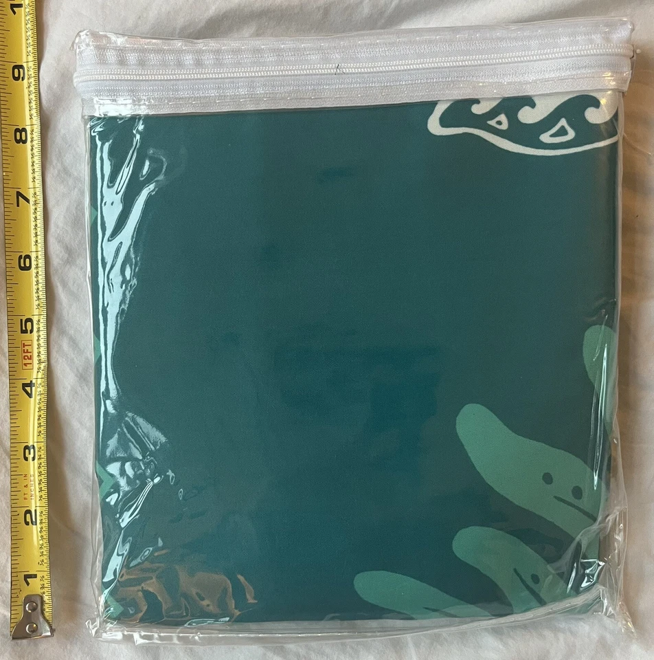 全新 夏威夷 Honu 乌龟印花布 适合 6' 桌子 防污 可水洗 Luau — 第 2/4 张图片