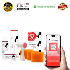 Kojie San Face & Body Whitening Kit Complete Set for Total Skin Brightening Care