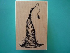 Tall Witch's Hat w/Spider G-1816 PSX Rubber Stamp Halloween