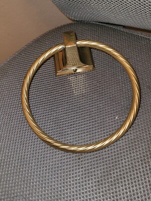 Wall Mounted Towel Ring Stainless Steel Holder Hanger Goldto Bathroom Home Hotel