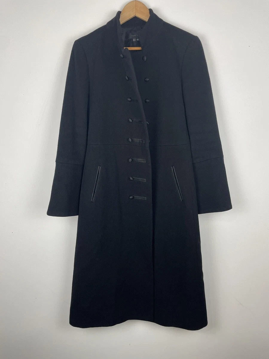 Zara trench shop coat black
