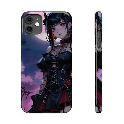 Anime Girl Slim Phone Cases for iPhone Model
