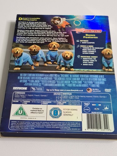 Space Buddies (DVD, 2009) Pat Finn Region 2 Cert U Disney SC1A BUA0107201 - Picture 2 of 7
