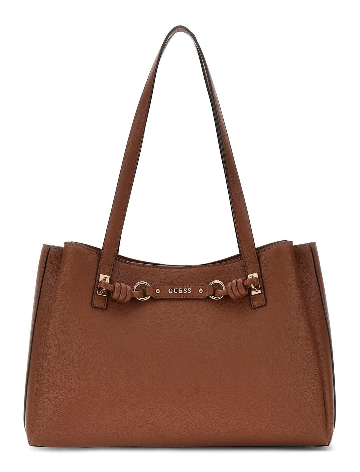 GUESS shoulder bag Camelia 3 Compartment Tote Cognac