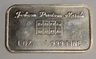 1 oz .999 Silver Vintage Bar ~ Jackson Precious Metals
