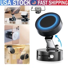 360 Vacuum Strong Magnetic Phone Holder Suction Cup Car Stand Foldable Car Mount