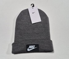 Nike Men  s OSFM DO8145-071 Cuffed Beanie Hat Classic Gray Acrylic Athletic