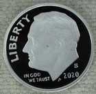 2020-S Silver Roosevelt Dime Proof .999 Silver US Mint 10C Coin Free Shipping
