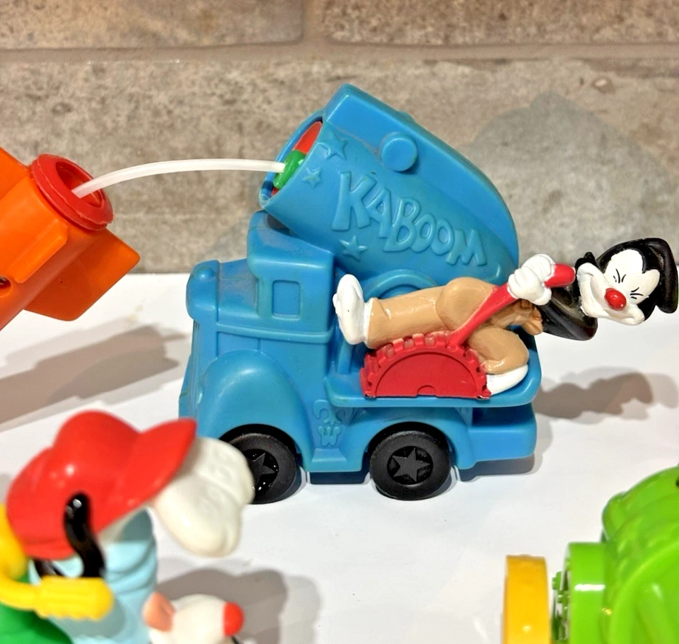 Lote de 6 Juguetes McDonalds ANIMANIACS Happy Meal Pinky Brain Slappy 1993-97 De Colección Foto 4 de 4