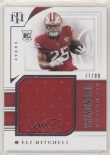 2021 Panini National Treasures Tremendous Rookies 77/99 Elijah Mitchell Eli s3g