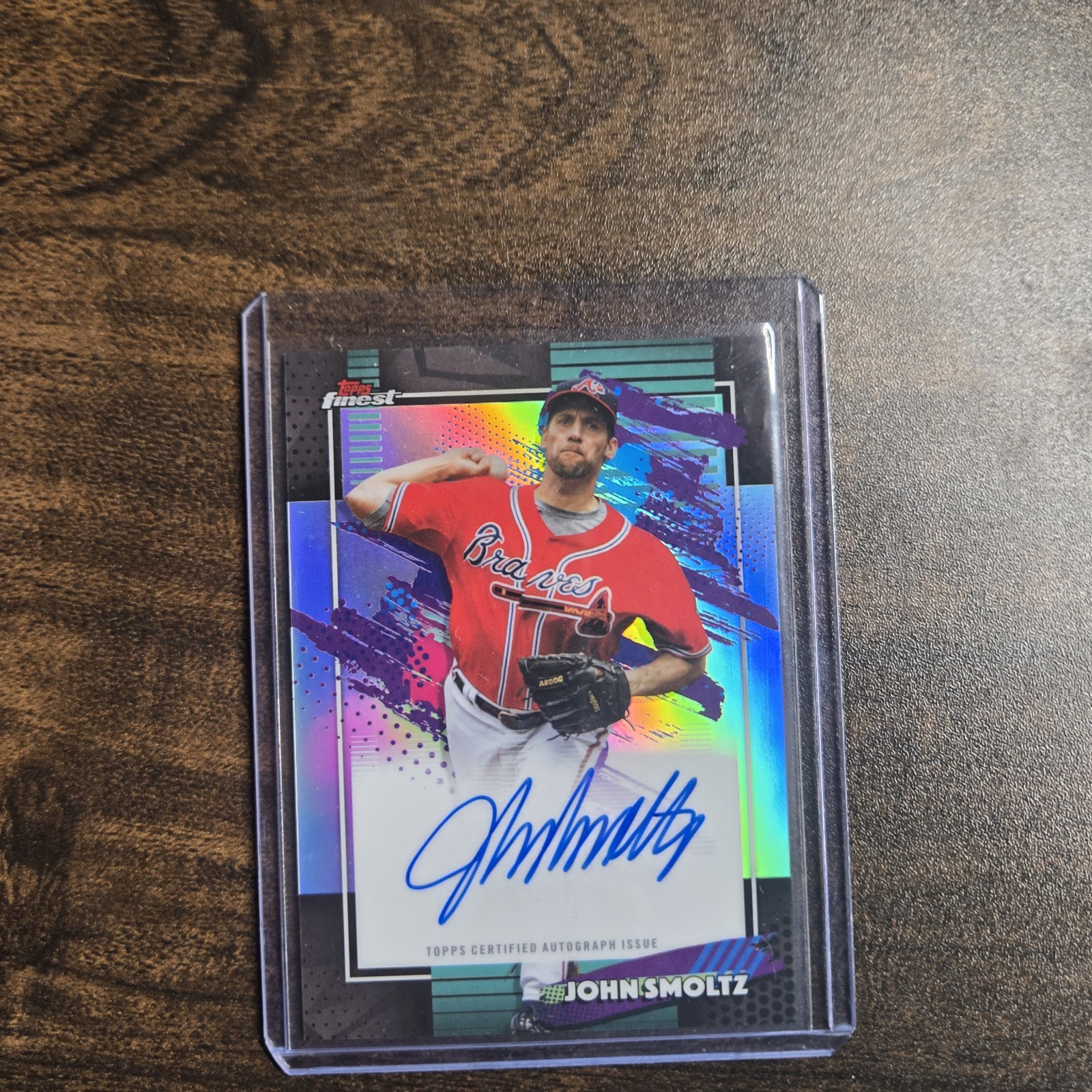 2026 Topps Finest John Smoltz Refractor Auto Braves HOF