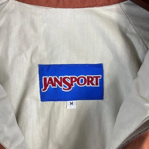 VTG JanSport Anorak Jacket Pullover Fits S Colorblock Snap Front Pouch Pocket image 6