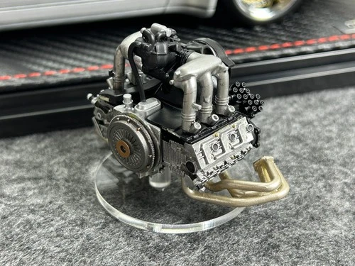 IG Ignition Model 1/18 Porsche 911 RWB 964 Silver with Engine IG2467 Resin Model - Picture 12 of 13