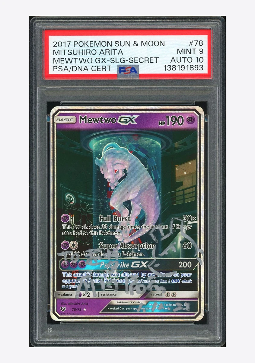 Mewtwo Pokémon TCG Professional Sports Authenticator (PSA) Grade 9