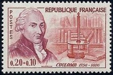 France Yvert Num 1297 ** Coulomb  1961