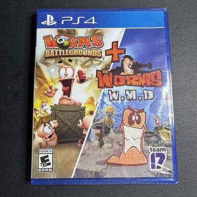 Worms Battleground & Worms WMD - PlayStation 4 PS4 - Brand New Factory Sealed