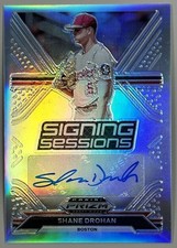 2021 Panini Prizm Draft Picks Signing Sessions Silver Shane Drohan Auto #SS-SD