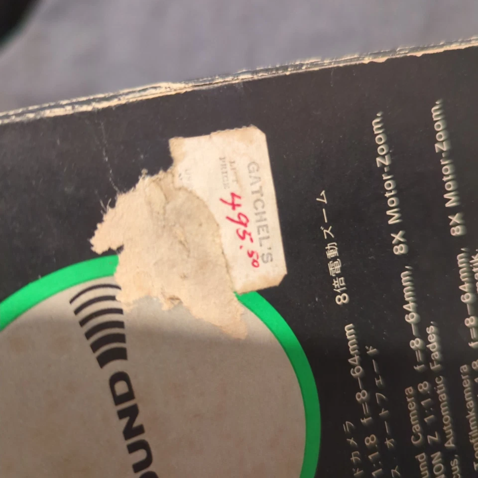 Cámara fotográfica macro Fujica única 8 sonidos ZM800 8-64 sonido de cine retro terror Foto 3 de 4