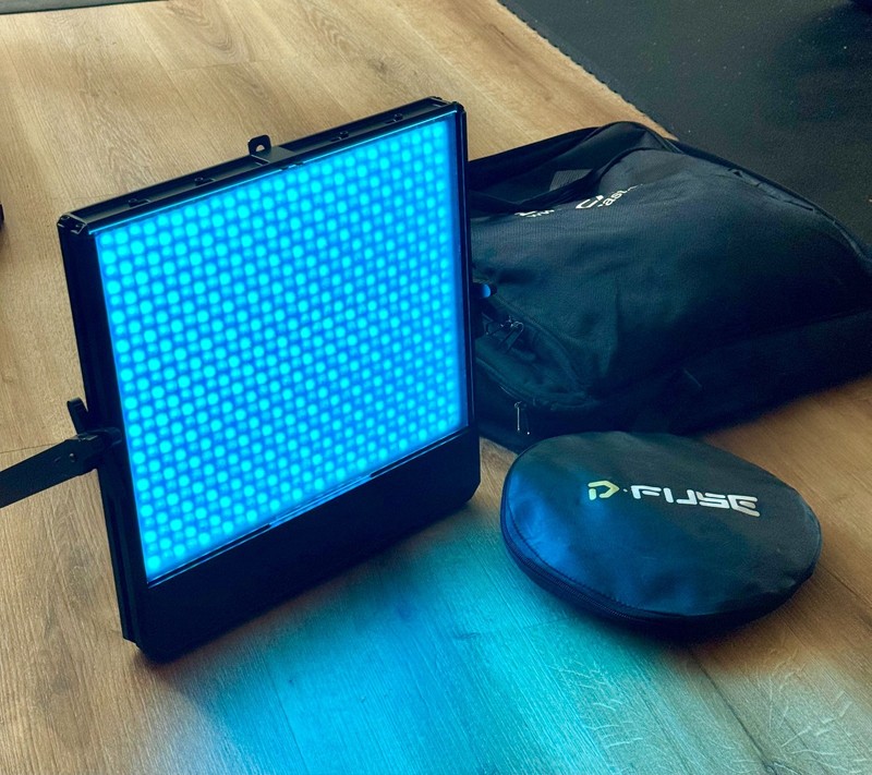 Luxli Timpani 1x1 RGB LED Light Panel w/ softbox and case