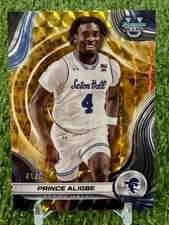 2024-25 Bowman Best University Prince Aligbe Gold Geometric Refractor /50