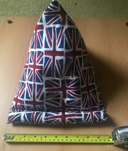 iPad Kindle Tablet Phone Bean Bag Cushion Pillow Stand Union Jack Fabric