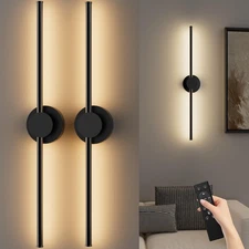 Battery Operated Wall Sconces Set of 2, 10000mAh Rechargeable & Cordless Wall...