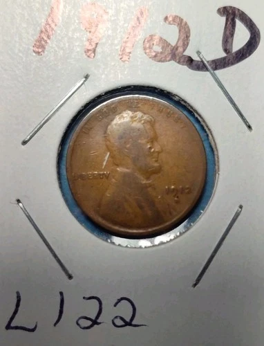 1912D Lincoln Cent / Good G with Details / Low Shipping / Coin #L122